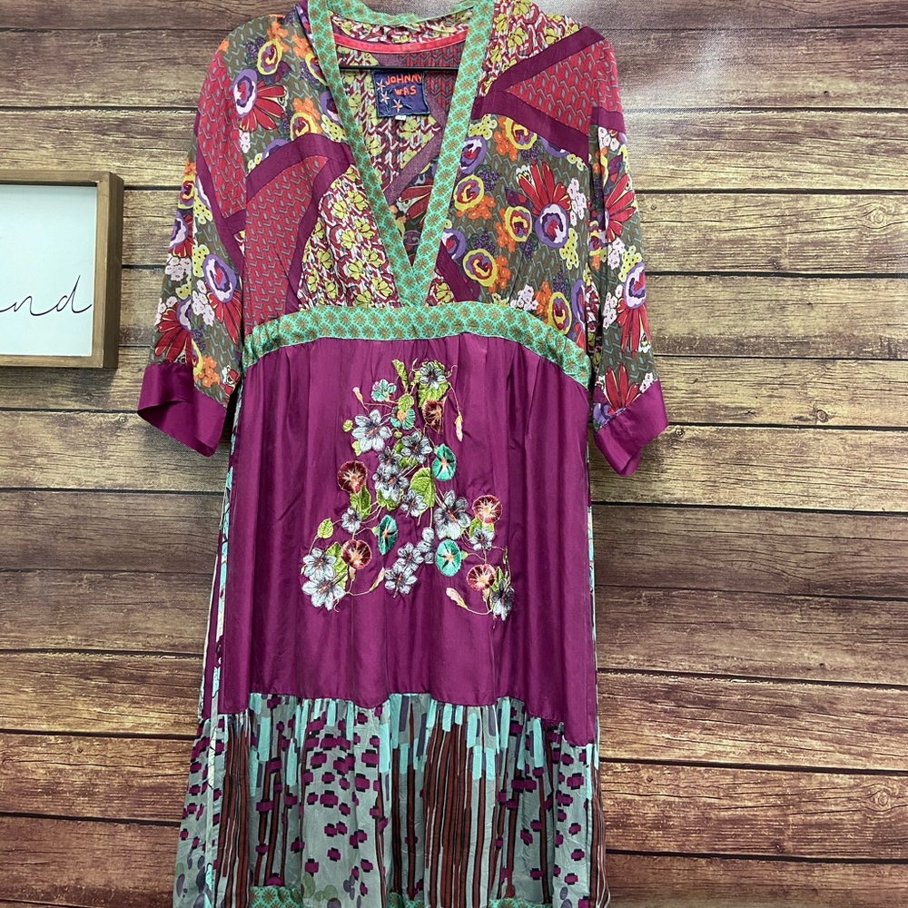 Johnny Was silk dress